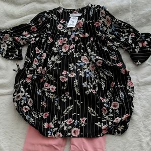 Bonnie Jean girls set, shirt & leggings